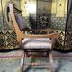 Fauteuil Dagobert « Curule » chêne