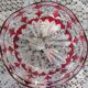 Val Saint Lambert Cup – Double red crystal – Signed