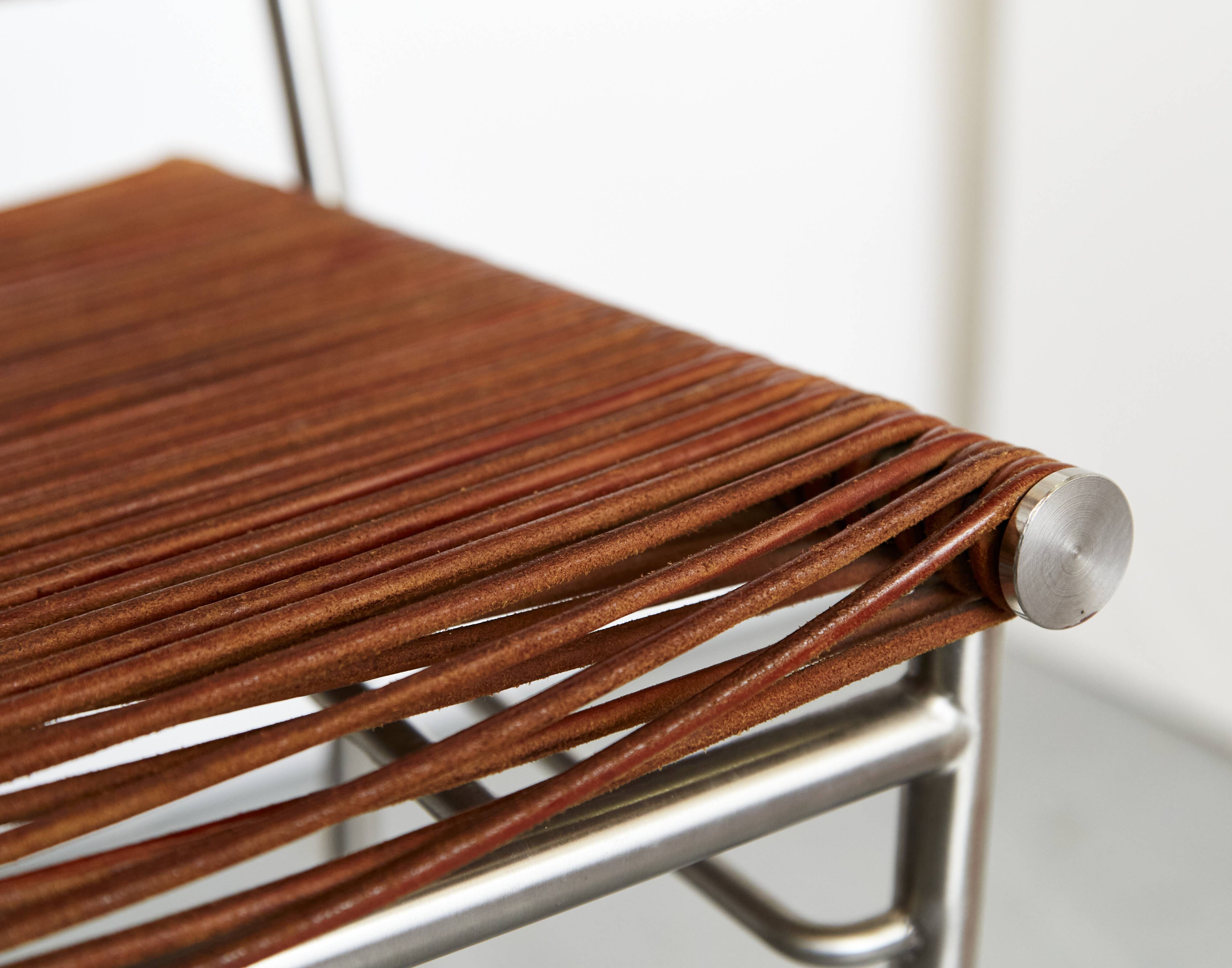 Pair of Tito Agnoli Barstools "MissB" for Pierantonio Bonacina