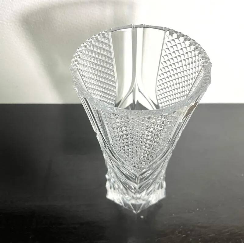 Vintage cut crystal vase