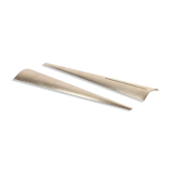 Minimalist triangular salad serving spoons by Jumbo.