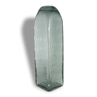 Bubble glass vase