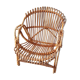 Armchair basket adult wicker curly