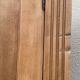 Armoire parisienne panneautée en bois brut, 1930