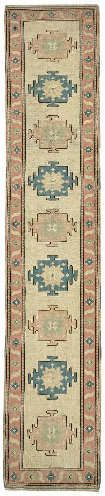 Turkish Vintage Anatolian Rug 76 cm x 375 cm