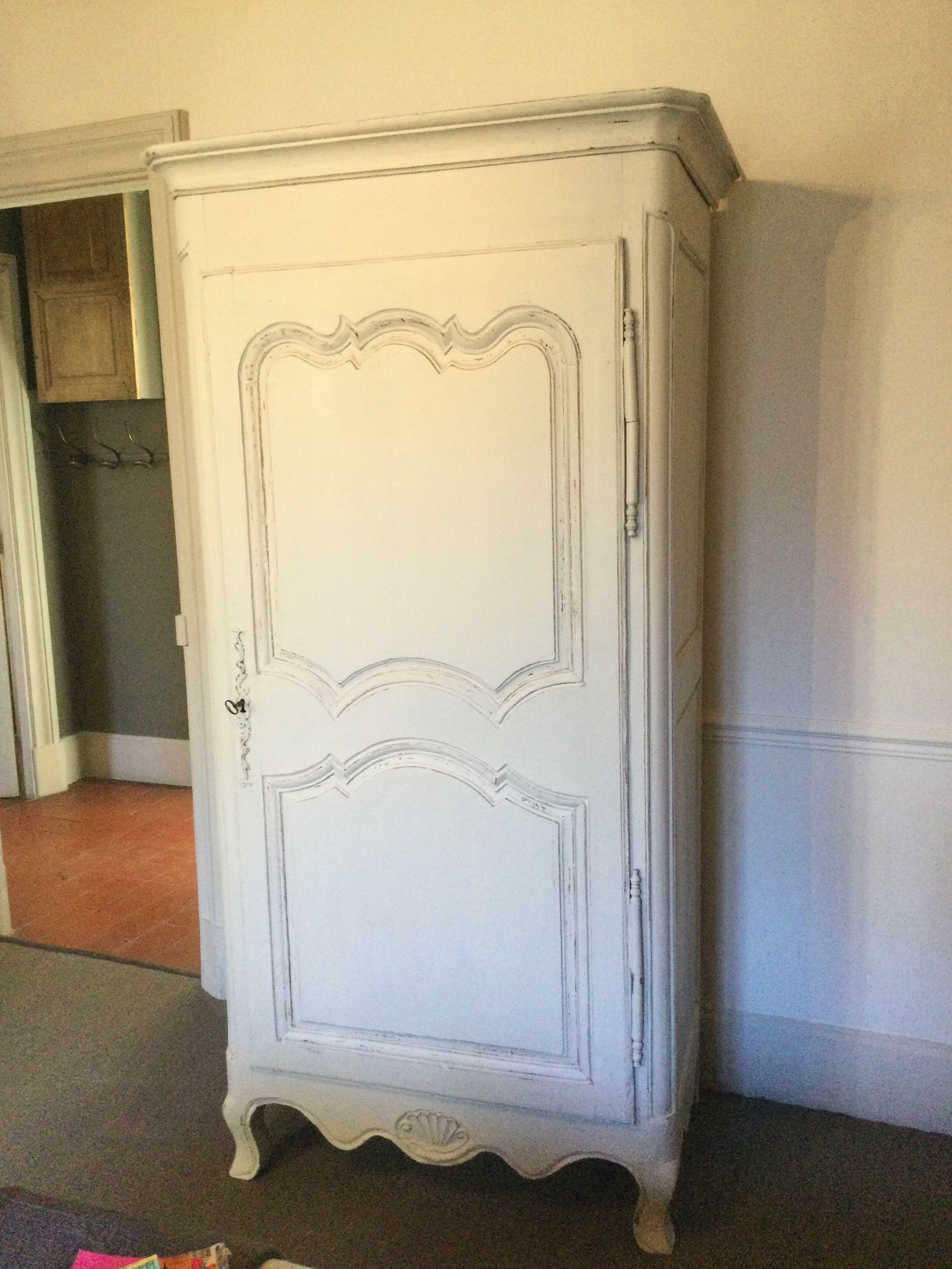 Antique knitted cabinet