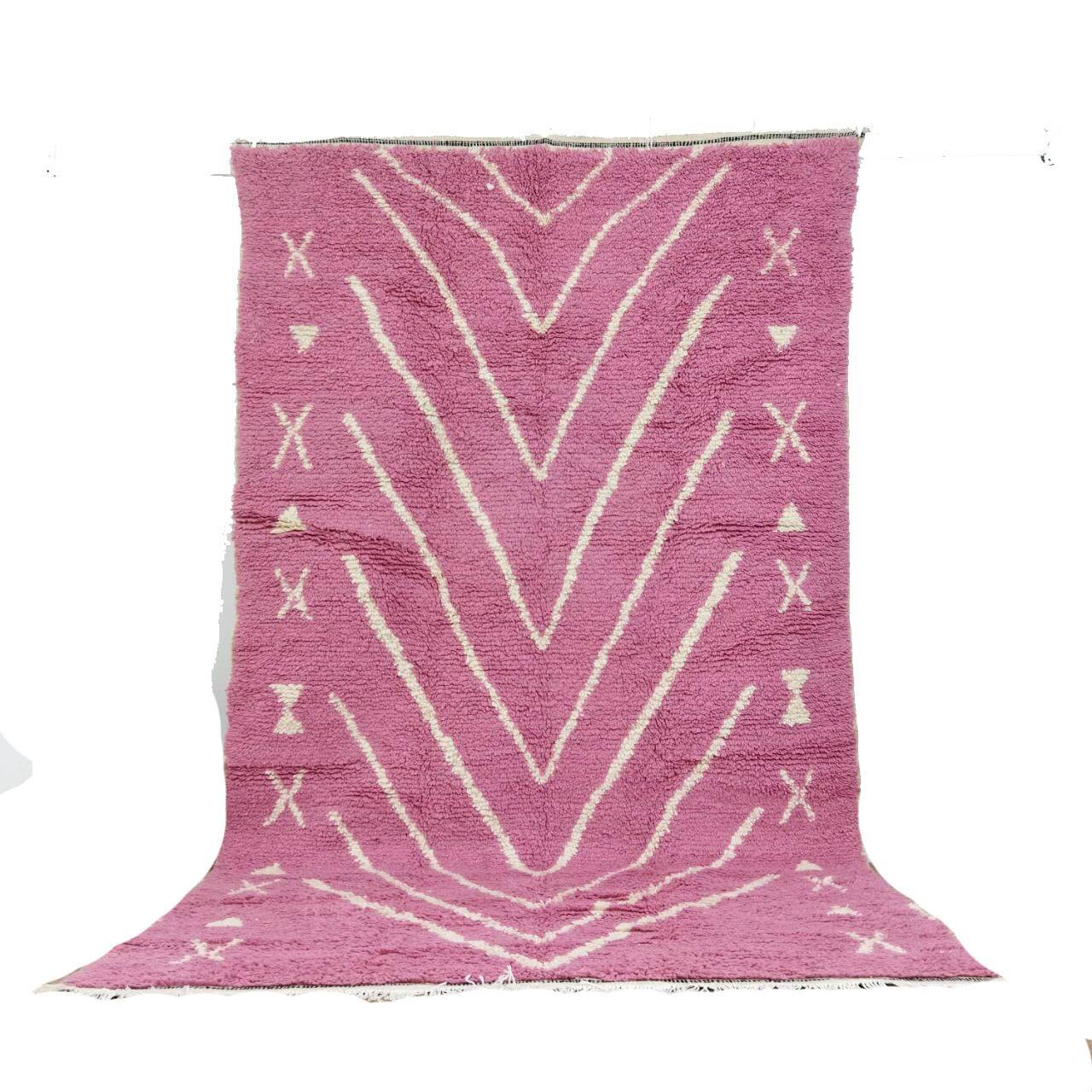 Handmade Moroccan Berber rug 257 X 150 CM