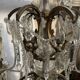 Louis XV style "Fontaine" chandelier in bronze and 20th century pendants