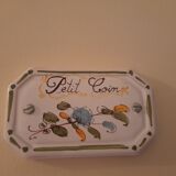 3 door plates Faïencerie Moustiers Sainte Marie