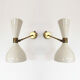 Pair of Italian design sconces 1950