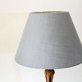 Lampe en bois doré