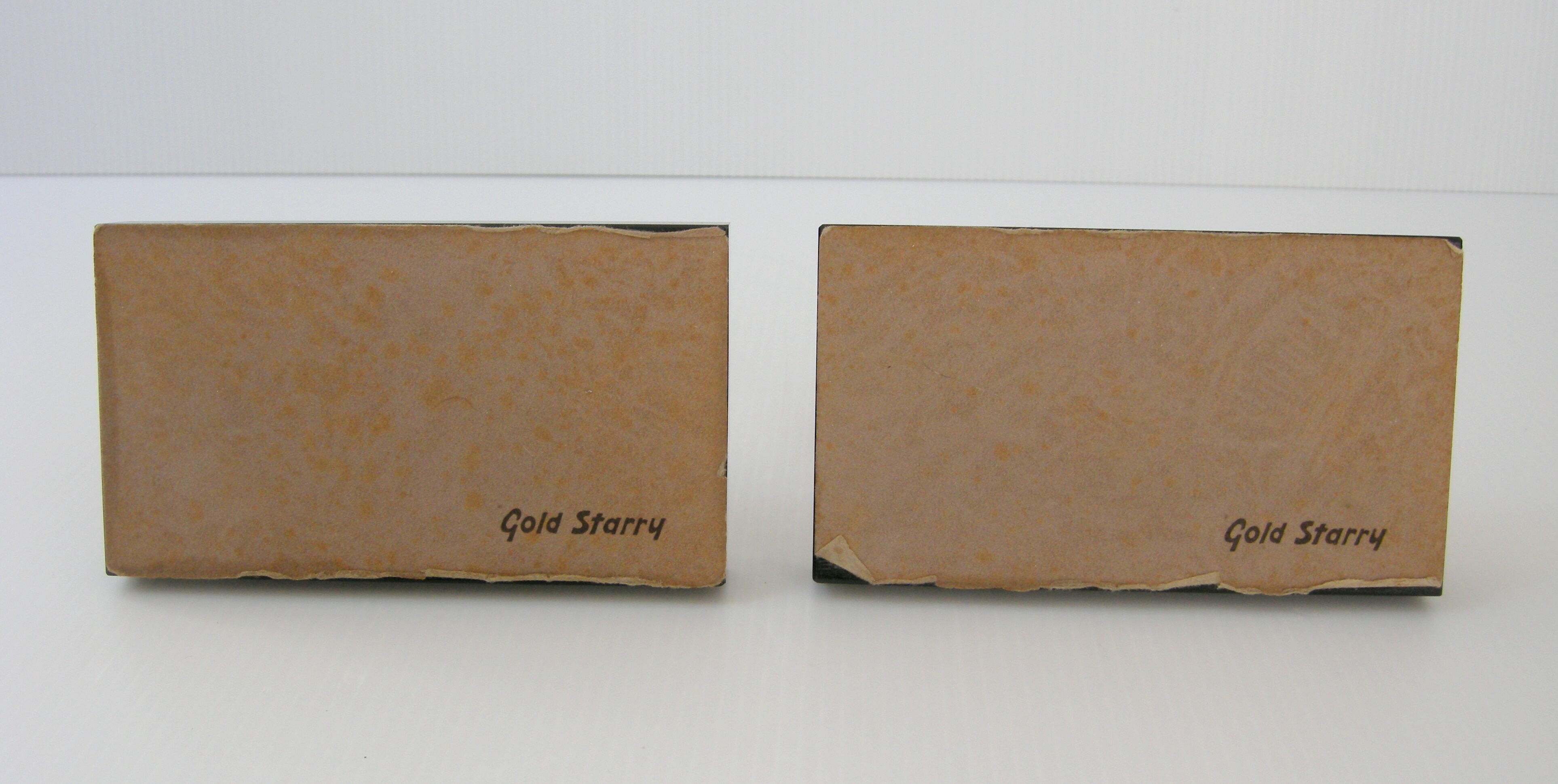 Pair of greenhouse vintage books 1950 Gold Starry