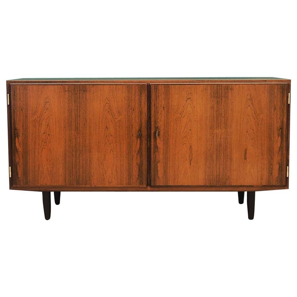 Rosewood cabinet, Danish design, 1960s, designer: Carlo Jensen, producer: Hundevad