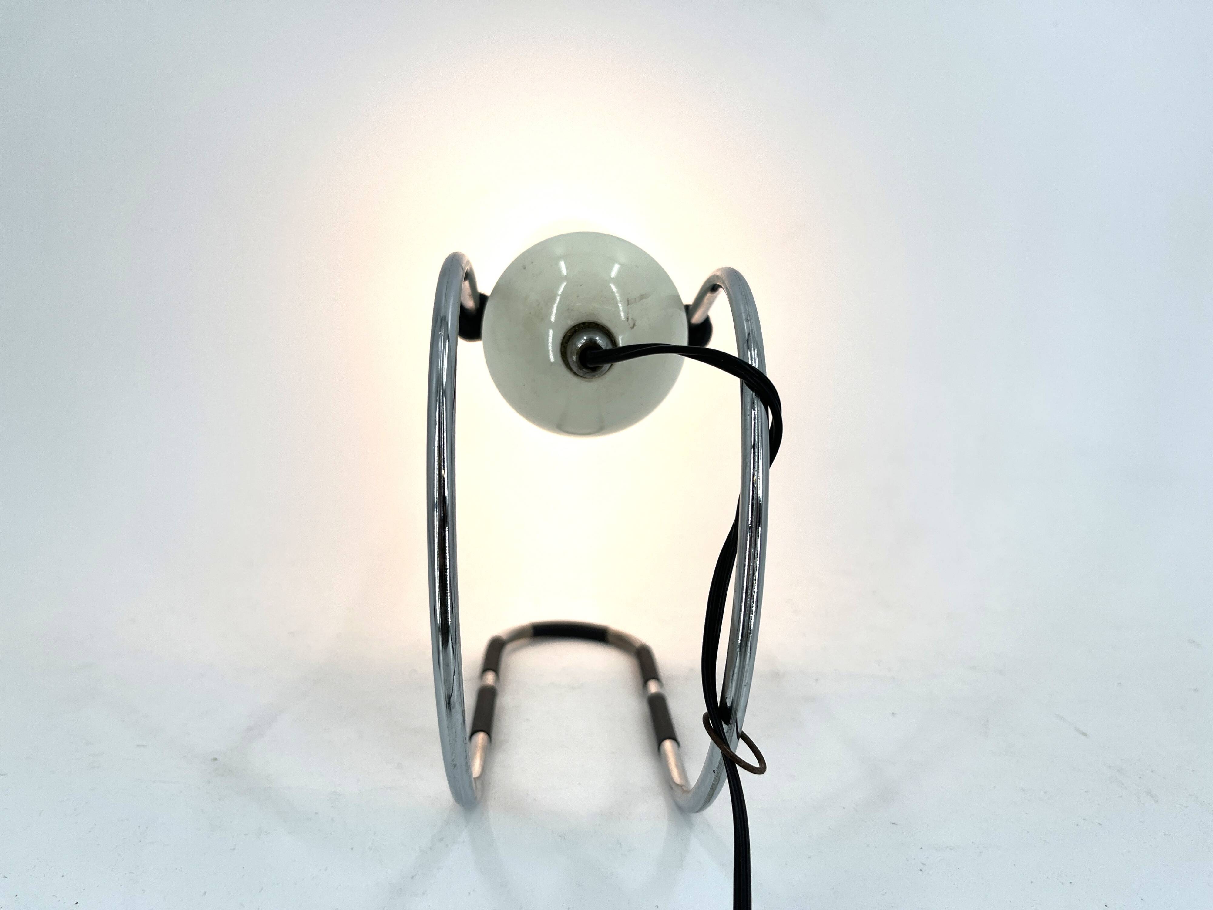 Vintage table lamp by Angelo Lelli for Lightolier, 1970s