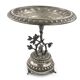 Figural eclectic fruit bowl, silver-plated brass, Poland, 19th century