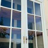 Glass-glazed Parisian wardrobe 1920