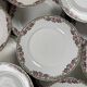 66-piece Limoges porcelain service, mid-20th century