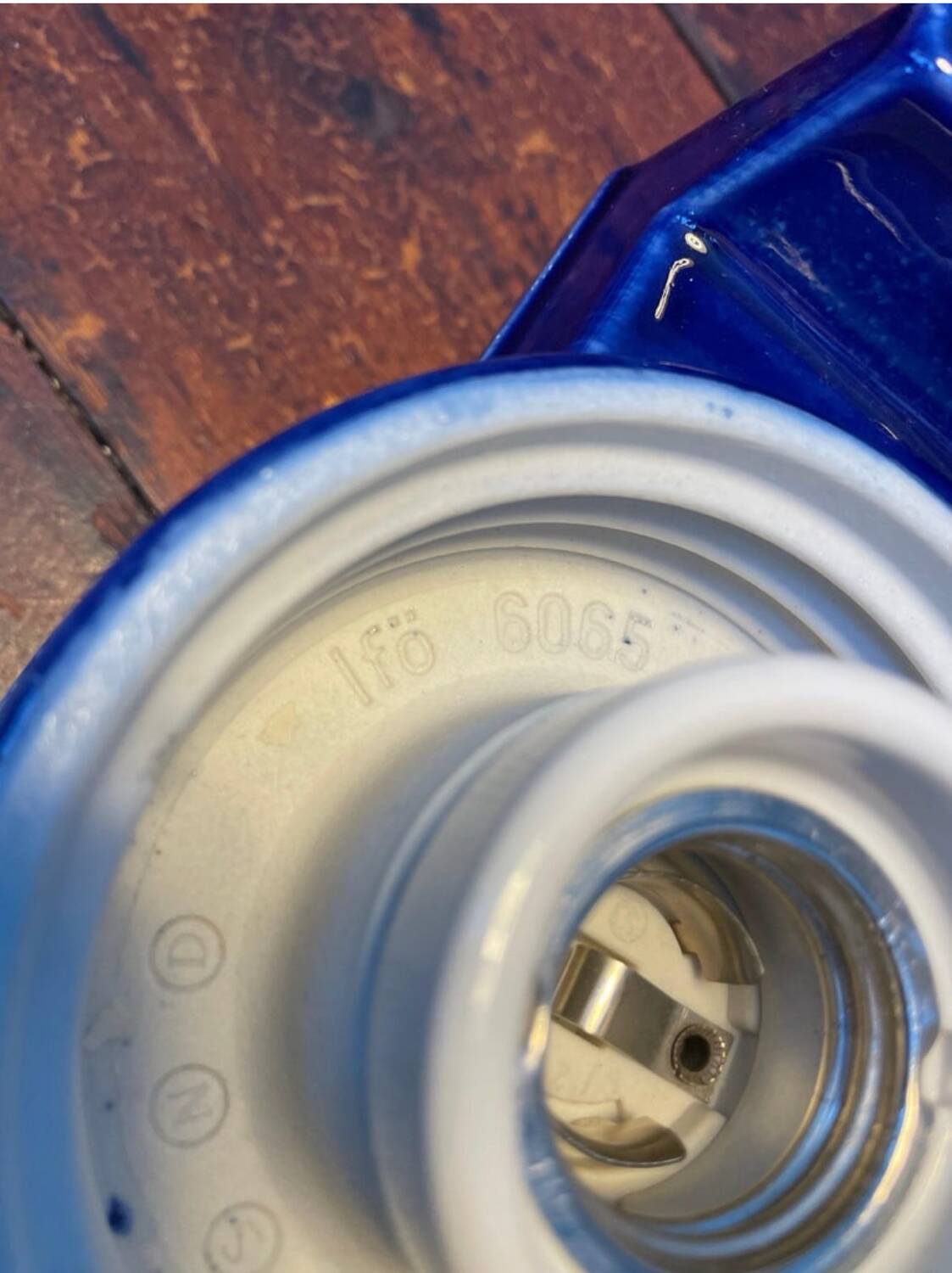 Set of 3 vintage ceramic bathroom lamps from Ifö of Sweden