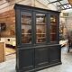 80s patinated bookcase
