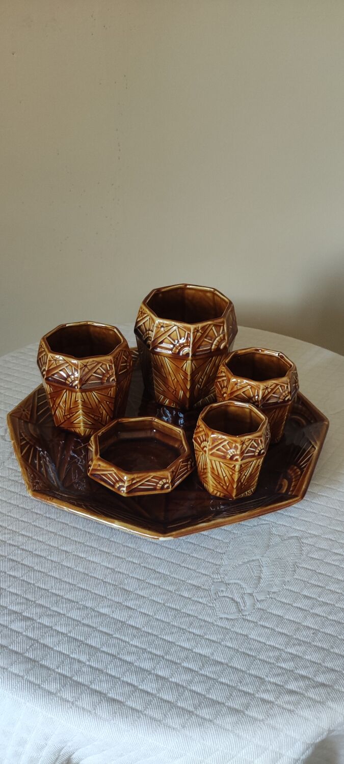 Former earthenware tobacco set of Onnaing