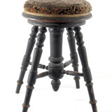 Dutch antique adjustable piano stool