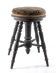 Dutch antique adjustable piano stool