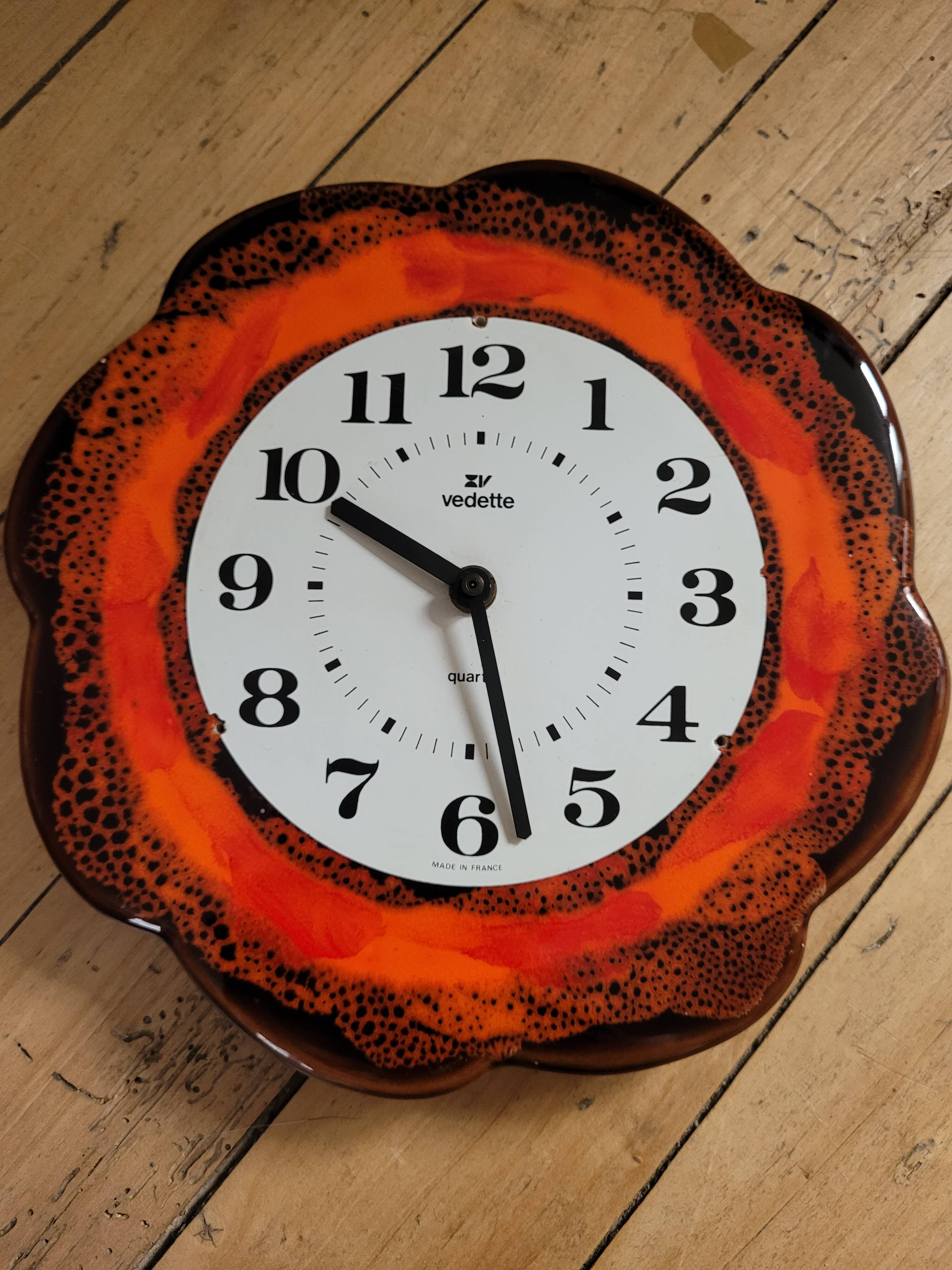 Vintage Vedette and Vallauris clock