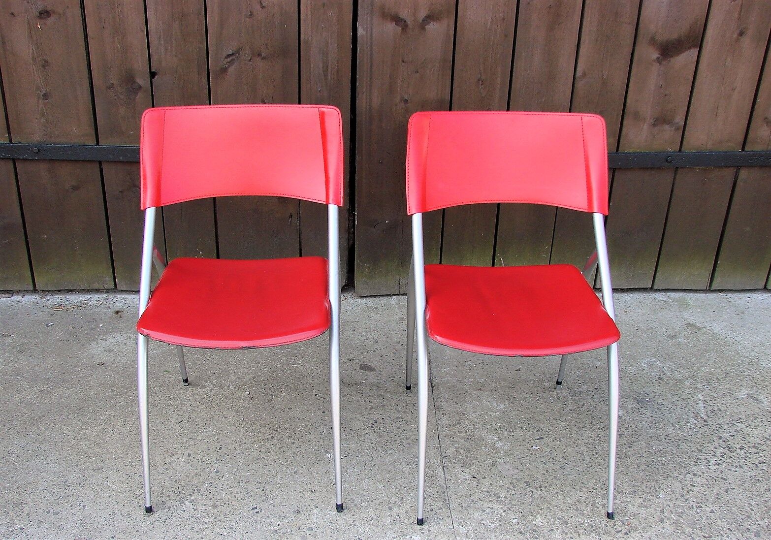 Pair of Italian Calligaris chairs, 1990s