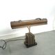 Lampe de bureau en bronze, lampe de banquier