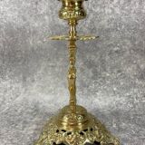 Gilt bronze chandelier/candlestick, Griffin, Mythical Animal, Bestiary, 1880
