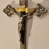 Bronze and brass cross from the 20th century.