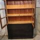 Former industrial library solid wood two glass doors and three drawers furniture trade