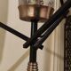 Pair of chandeliers Lunel design pendant lamps 1950s