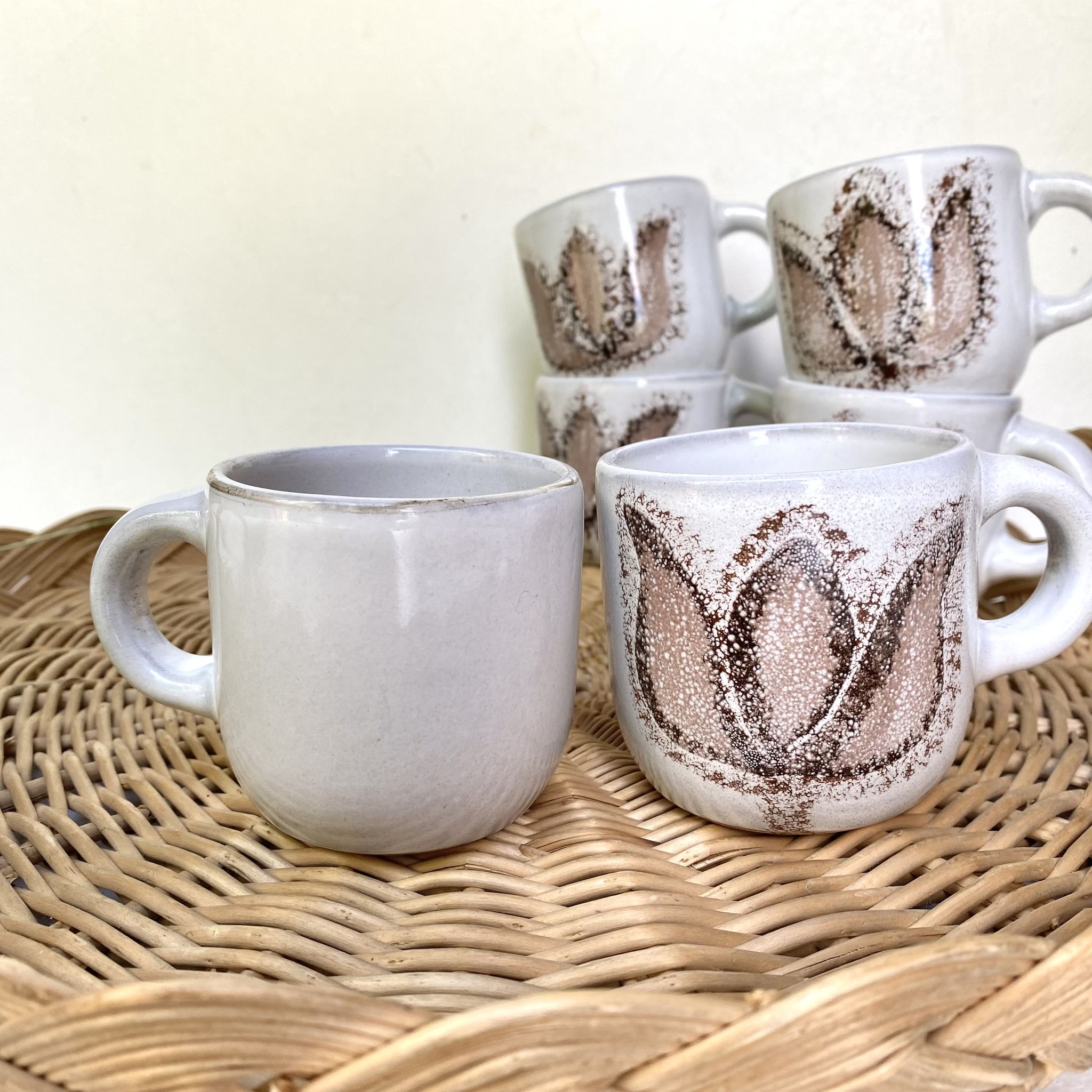 Vintage coffee cups