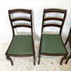 Ensemble de 4 chaises XIXème siècle en acajou
