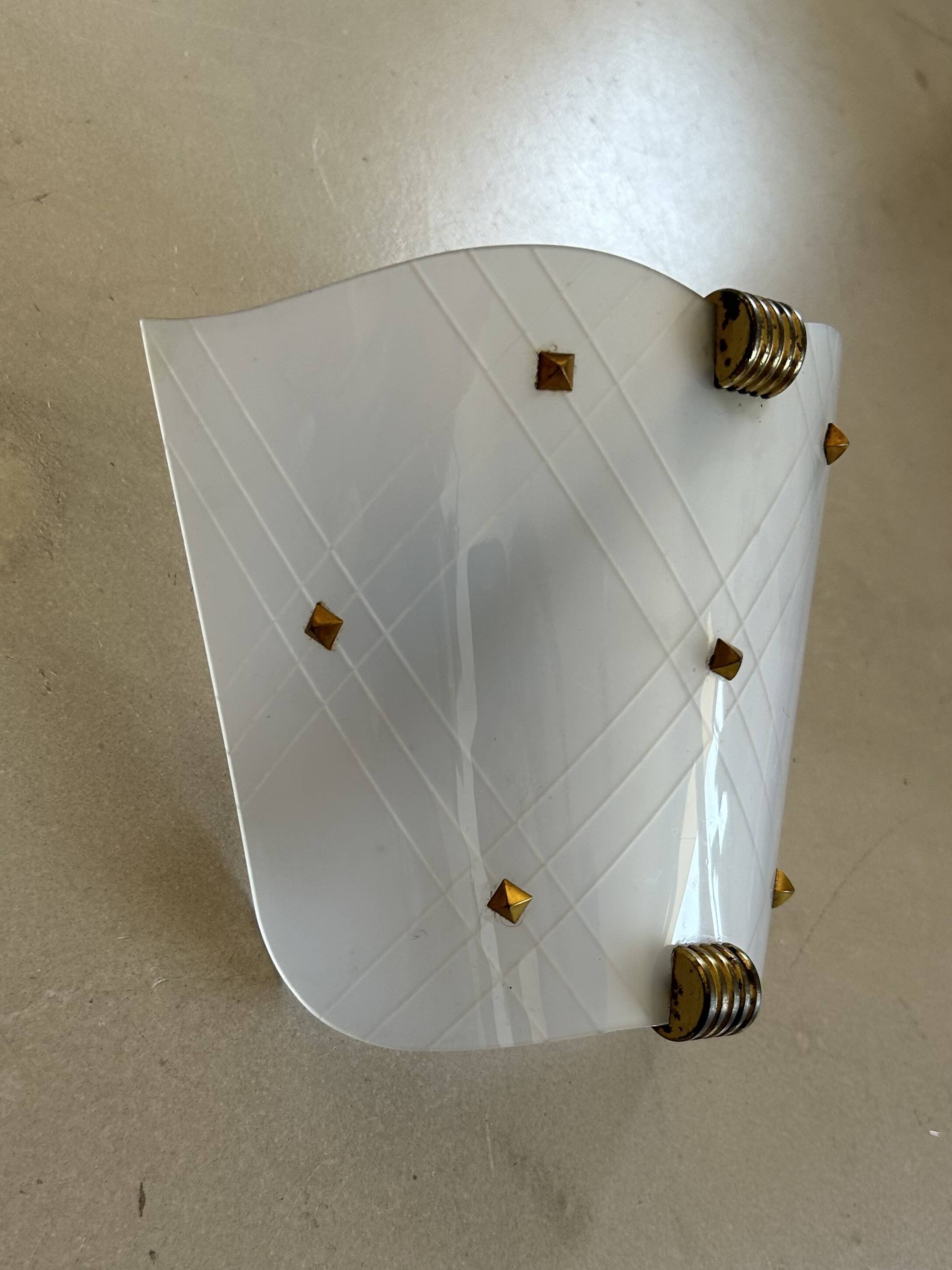 Vintage Arlus wall light in puzzlement