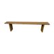Bench 200 cm old patinated solid wood