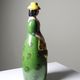 Antique porcelain bottle from Limoges in the style of Robj, 1920s-1930s.