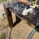 Authentic old workbench