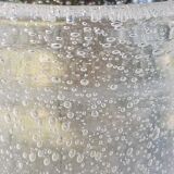 Daum vase bubbled 50s