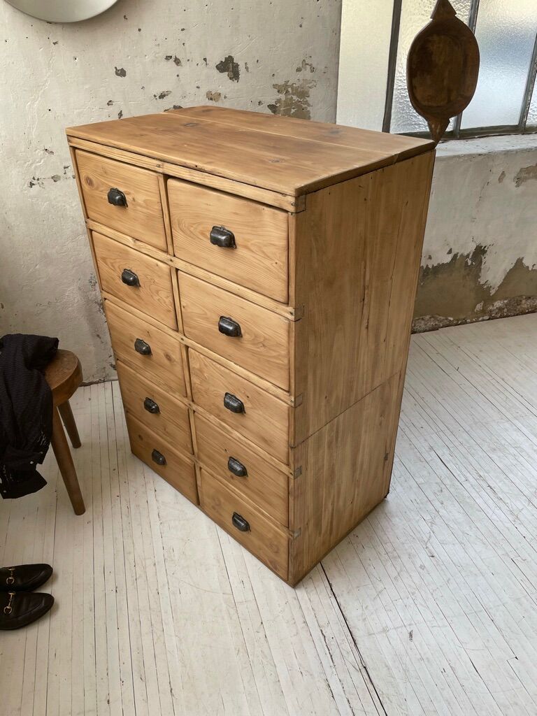 Craft furniture with drawers shell handles