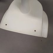 2 x Lusch Tulip Chair, rare, 1972, white design, vintage Colani design