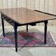 Table bureau anglaise en acajou XIXème avec 2 tiroirs