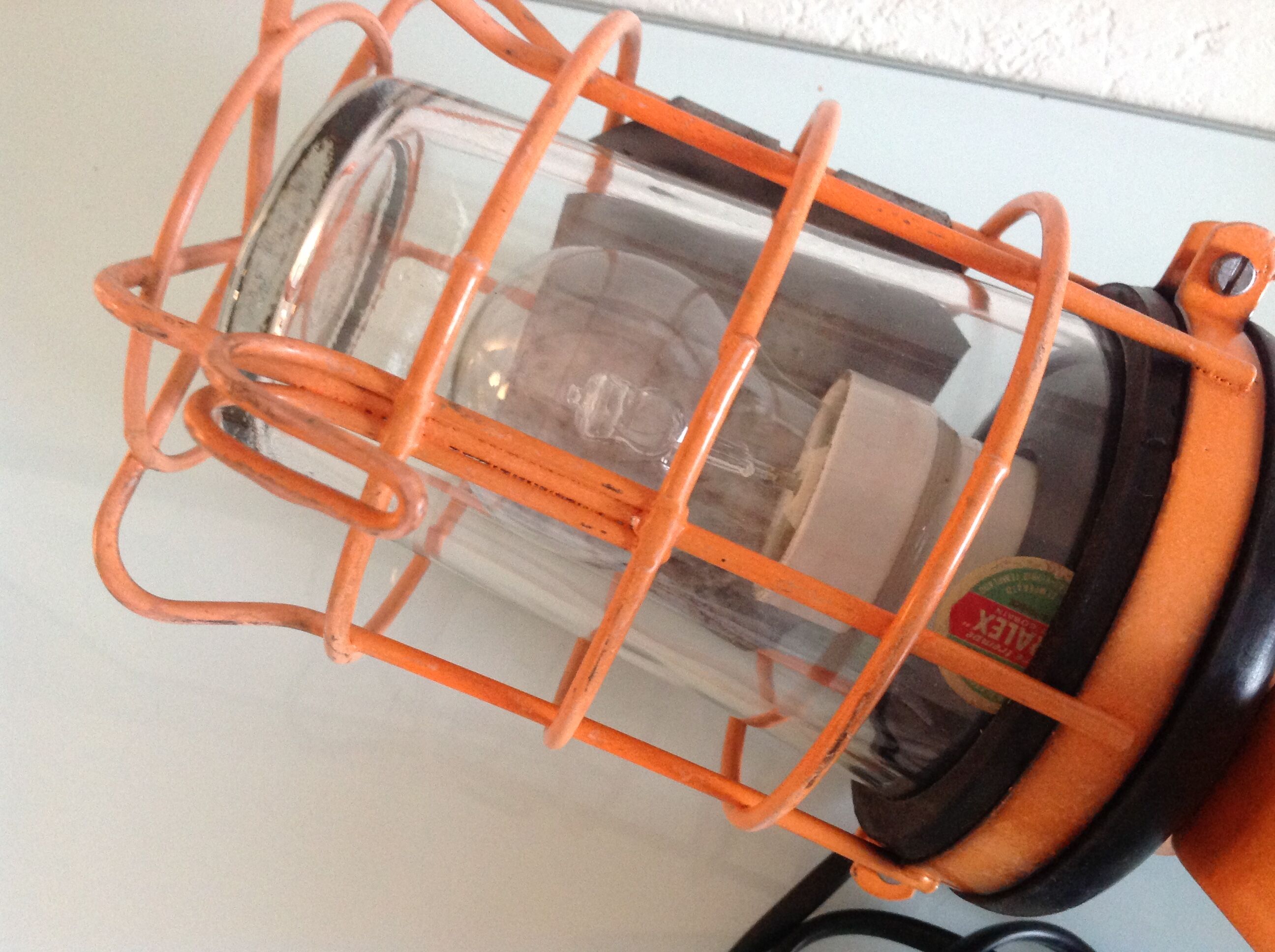 Orange Atrow Workshop Walkman with Duralex Industrial Style Glass
