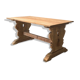 Table à manger bois naturel type monastère
