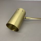 rare adjustable solid Brass Stilnovo Style Theatre spot Wall Light, Italy