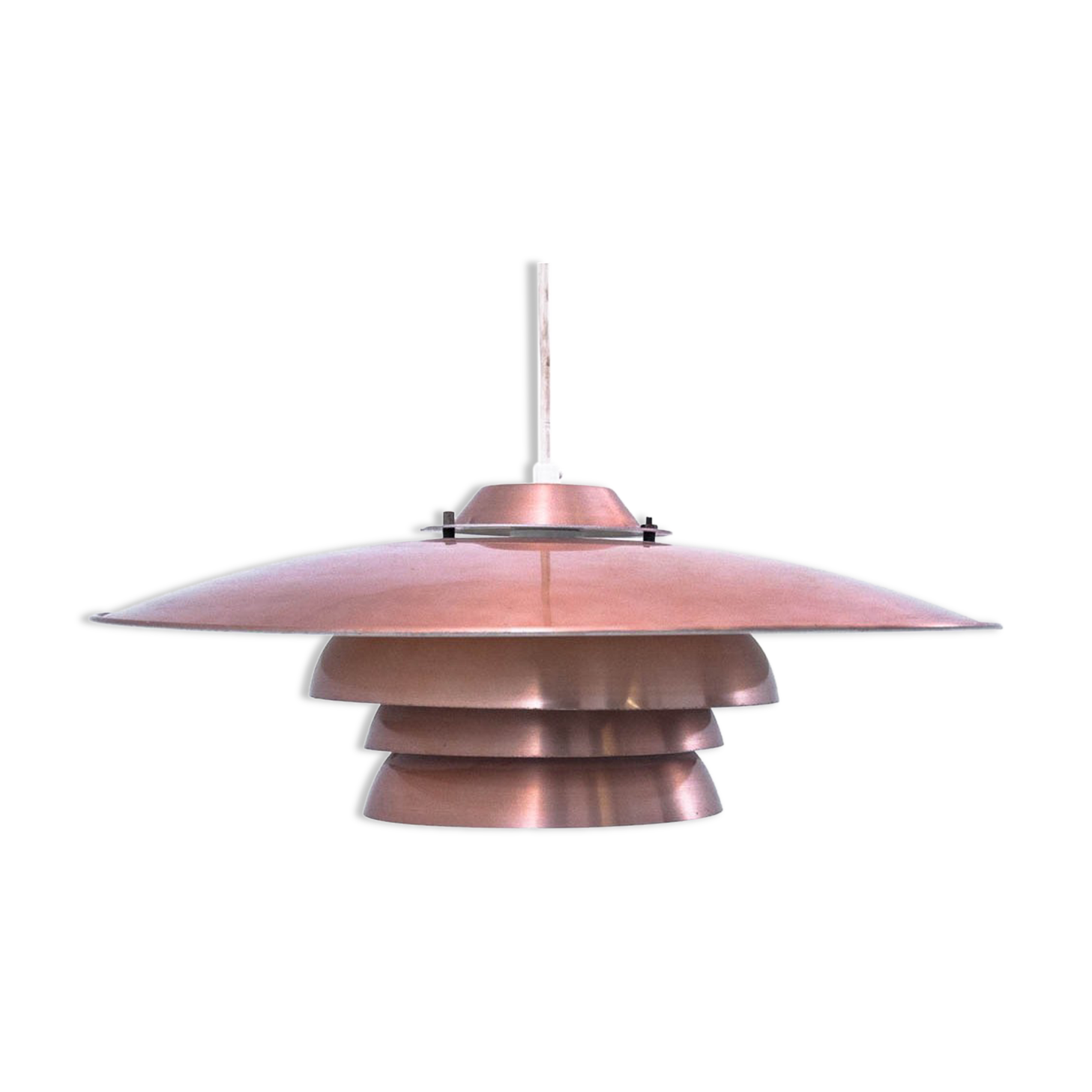 Brass lamp, Danish design, 1970s