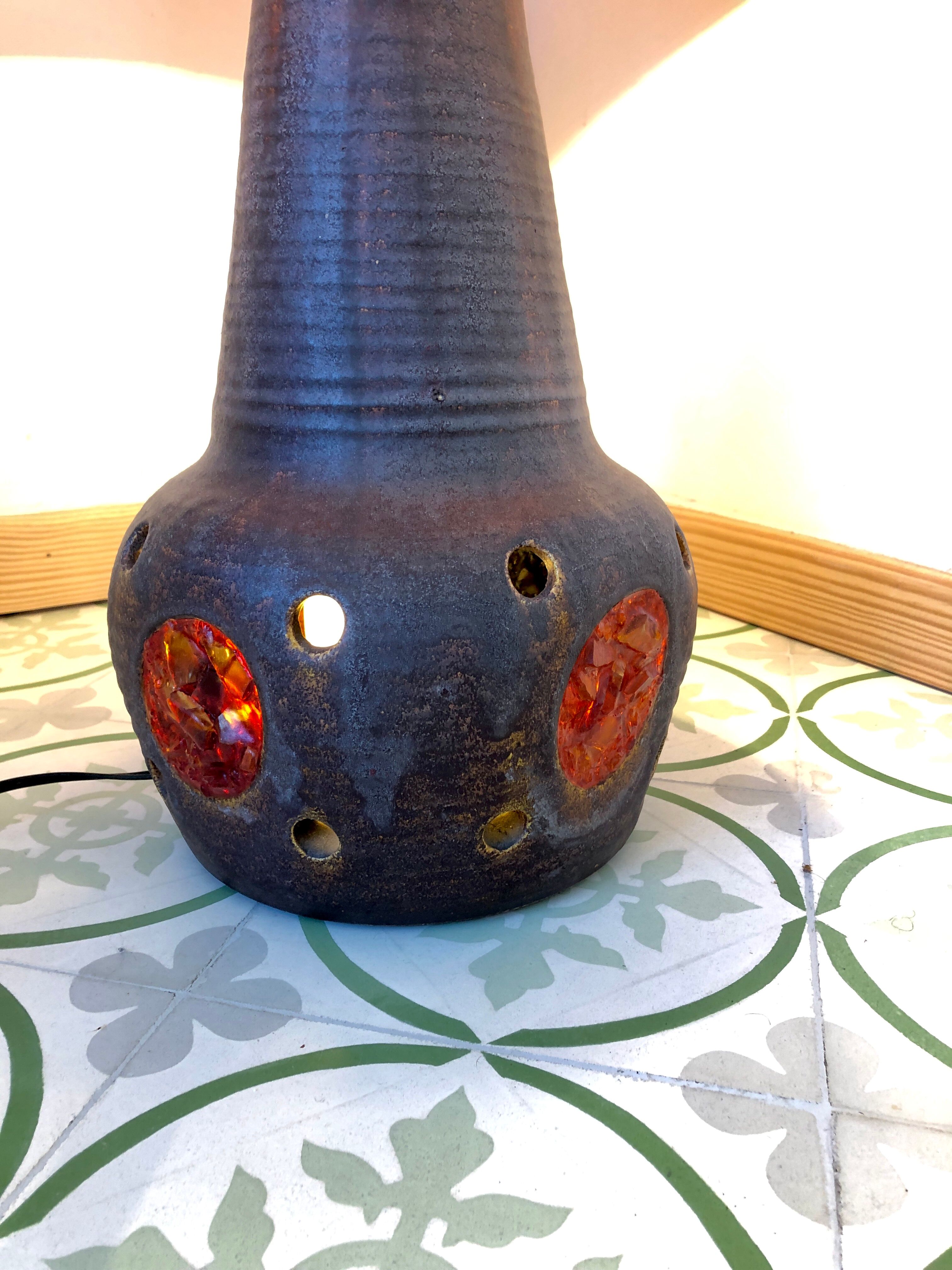 Accolay ceramic floor lamp, 1970