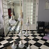 Suspended glass luminaire