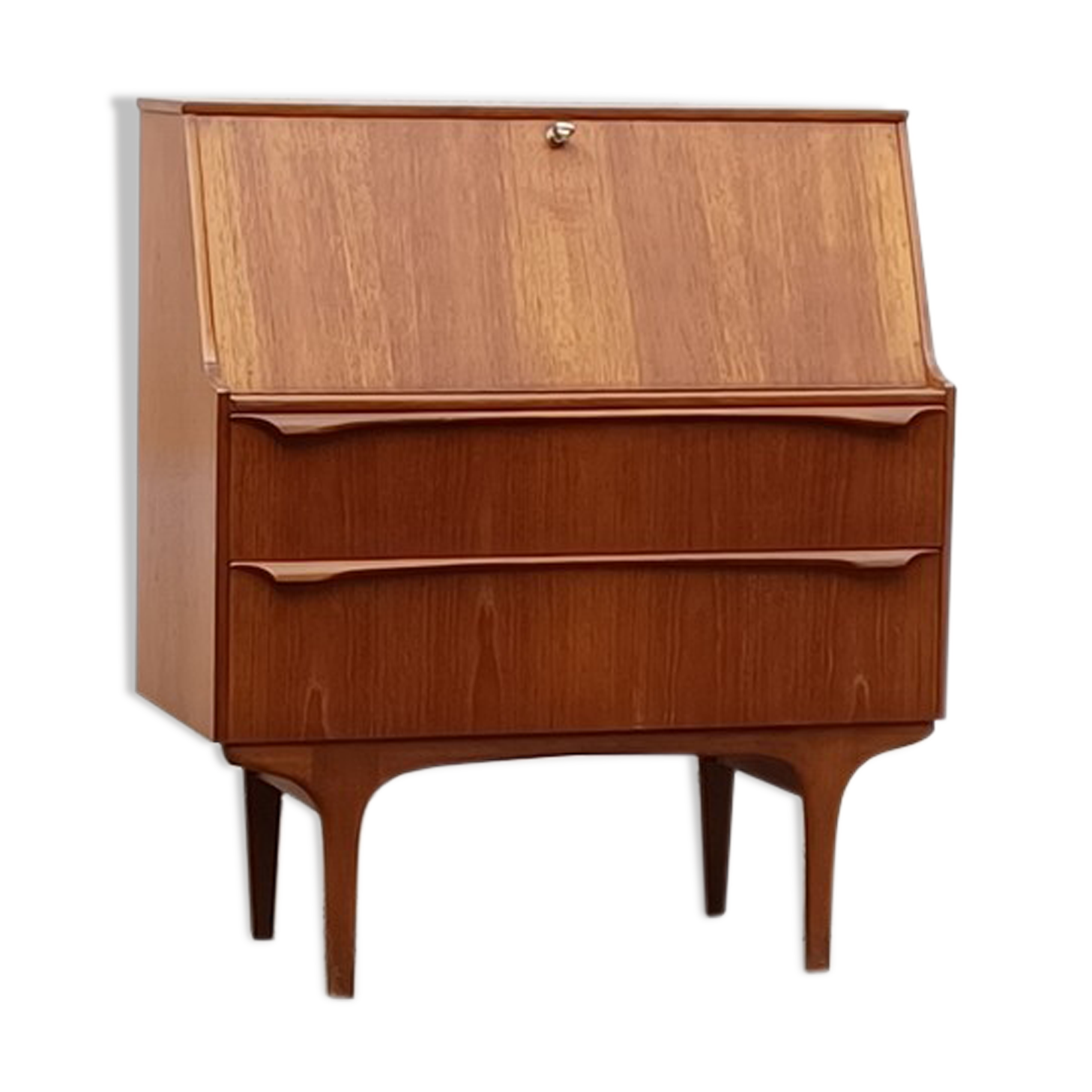Secrétaire scandinave en teck années 60